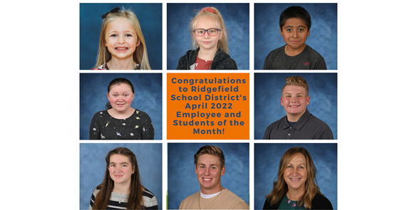 April 2022 Students of the Month