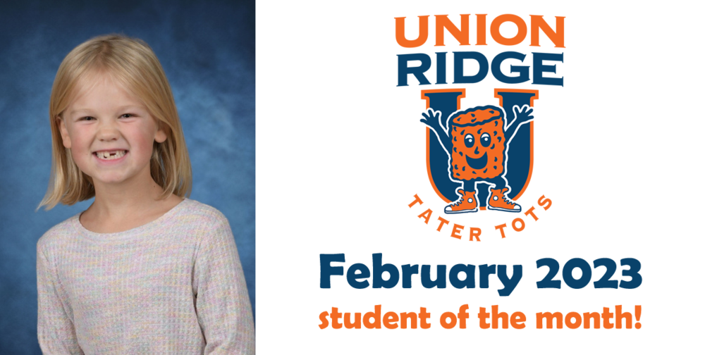 Gwendolyn Bomar February student of the month