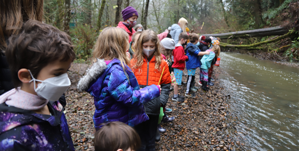 Students at Gee Creek