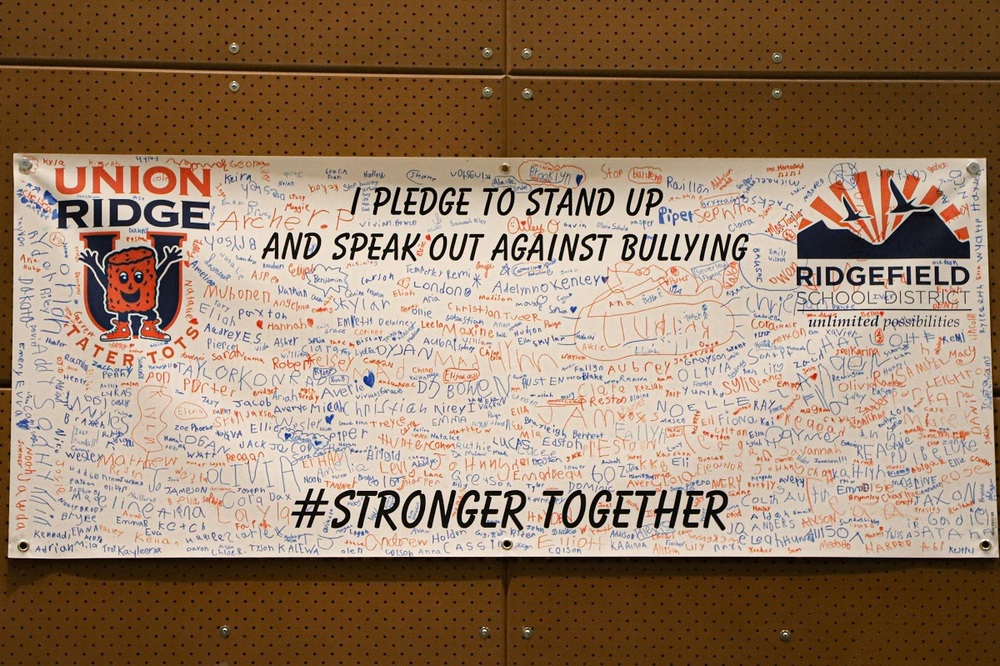 Bullying Prevention Pledge sign 