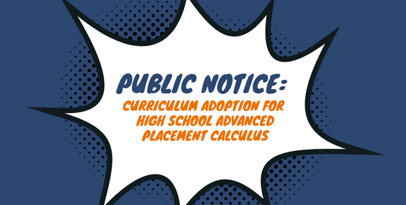 Public Notice for AP Calculus