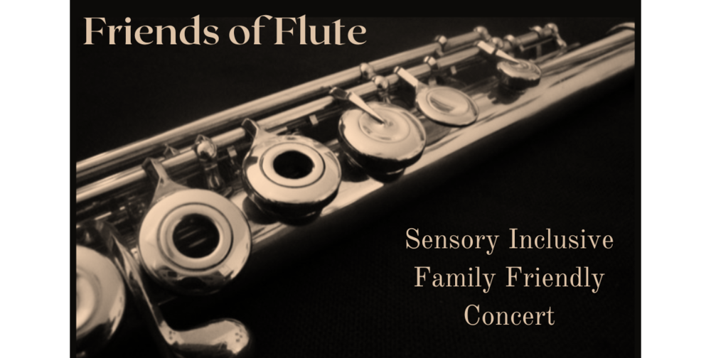 Image of a flute on a black background