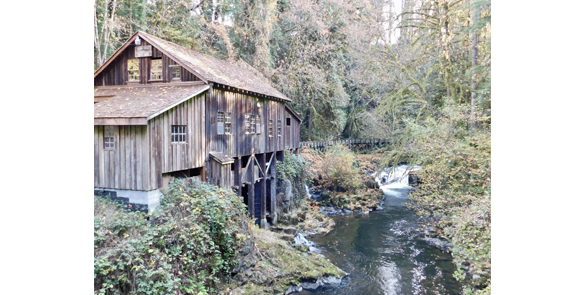 The Cedar Creek Grist Mill opened in 1876 and has been restored to a fully operational mill entirely by volunteers