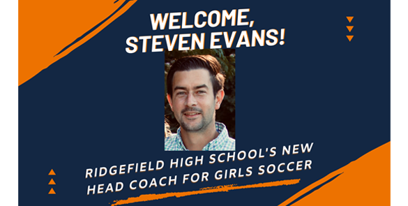 Steven Evans, new girls head soccer coach
