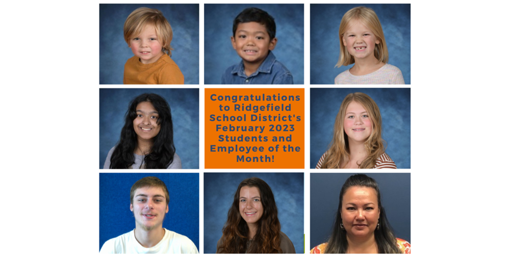 February 2023 Employee and Students of the Month