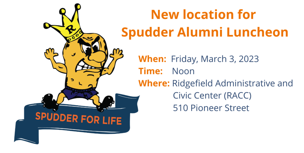 New location for 2023 Spudder Alumni Luncheon