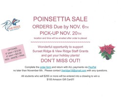 The Ridge Holiday Poinsettia Fundraiser