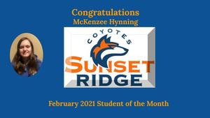 February's Student of the Month
