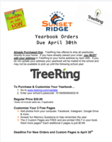 Yearbook Orders Due April 30th 2020