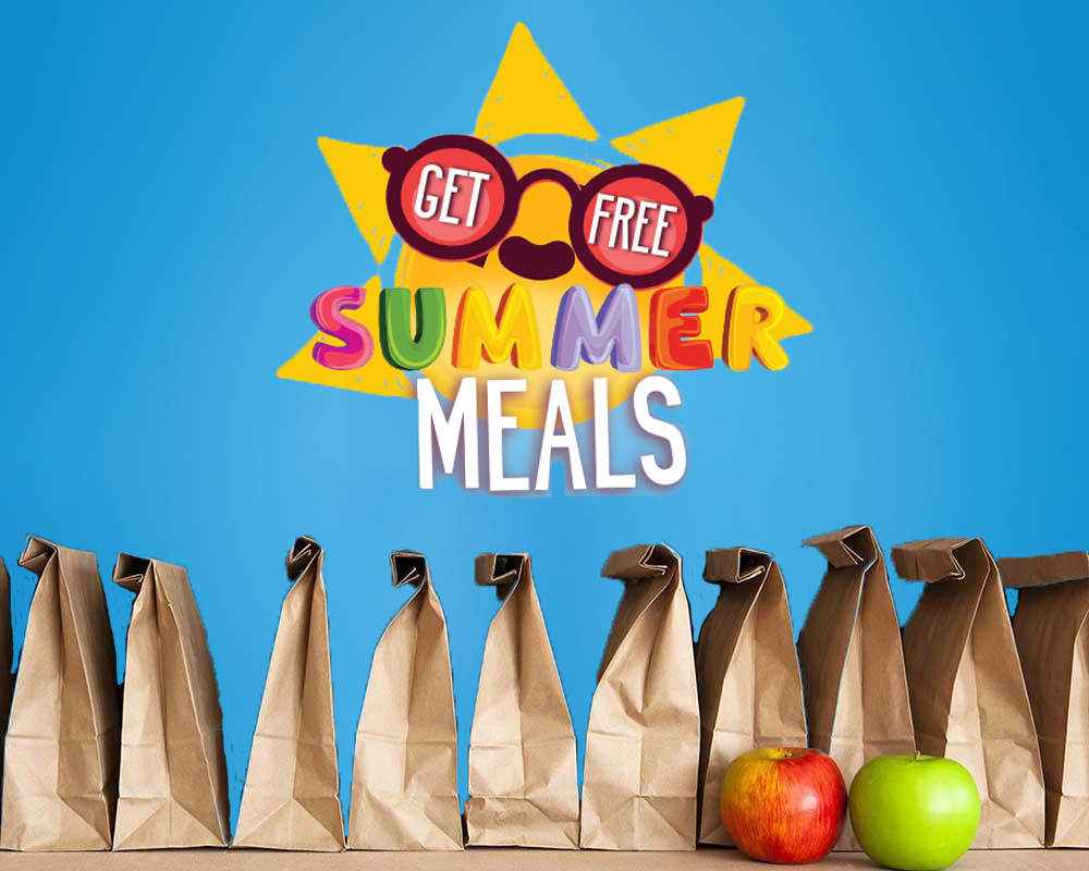 Free summer meals graphic