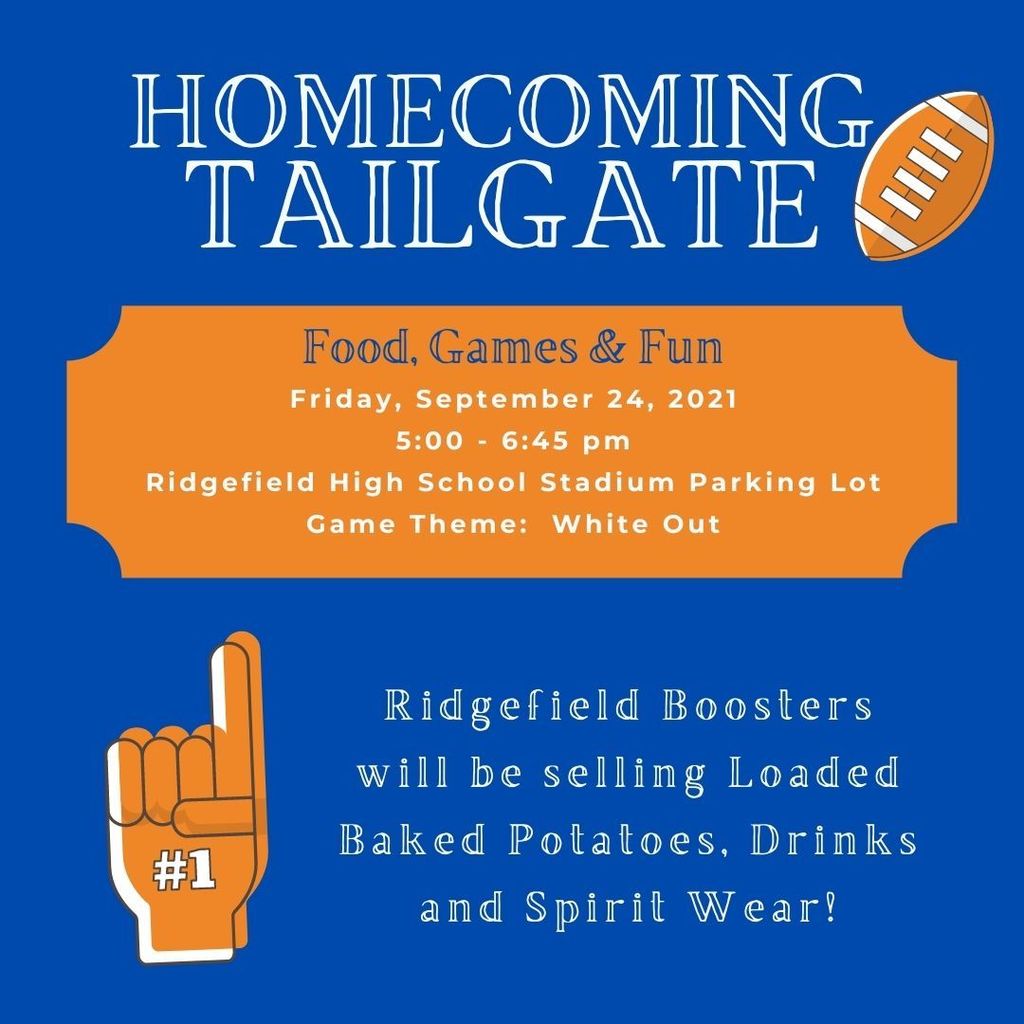 Homecoming tailgate flyer