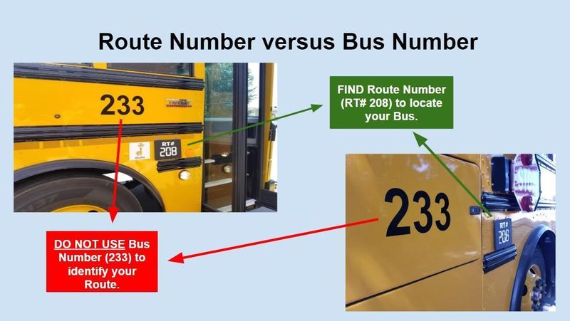 School Bus Route Number